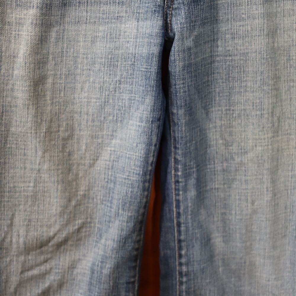 7 For All Mankind Blue Ankle Cropped Wide Leg Y2k Jeans 28 - Picture 10 of 13